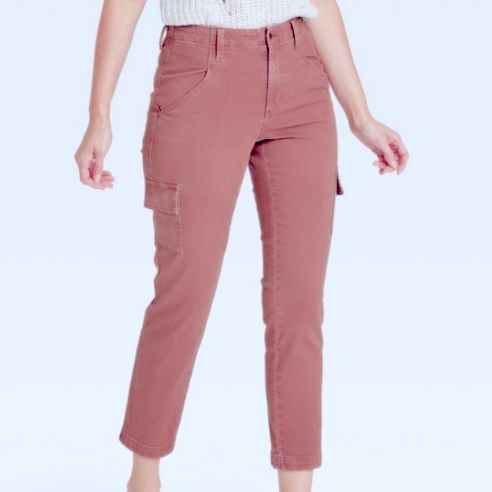 NWT Universal Thread High Rise Slim Straight Cargo Jeans